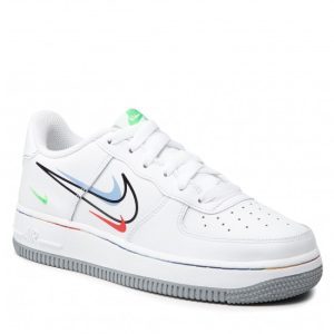 Alternative view of Giày Nike Air Force 1 Low GS 'Multi Swoosh' DM9473-100
