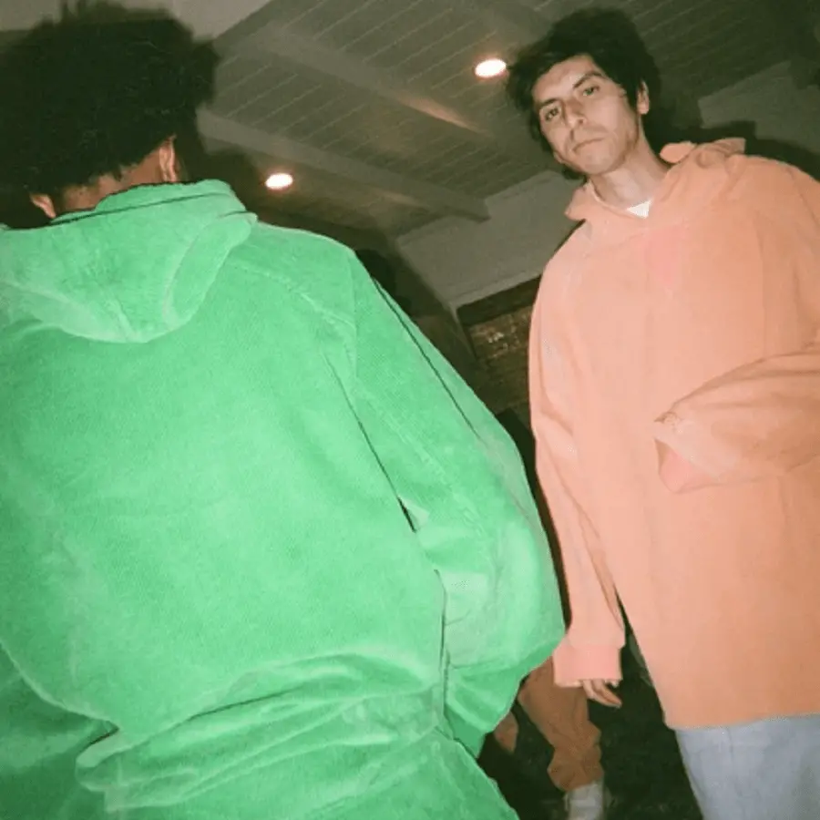 Áo Drew House Corduroy Hoodie Green - Ảnh 4