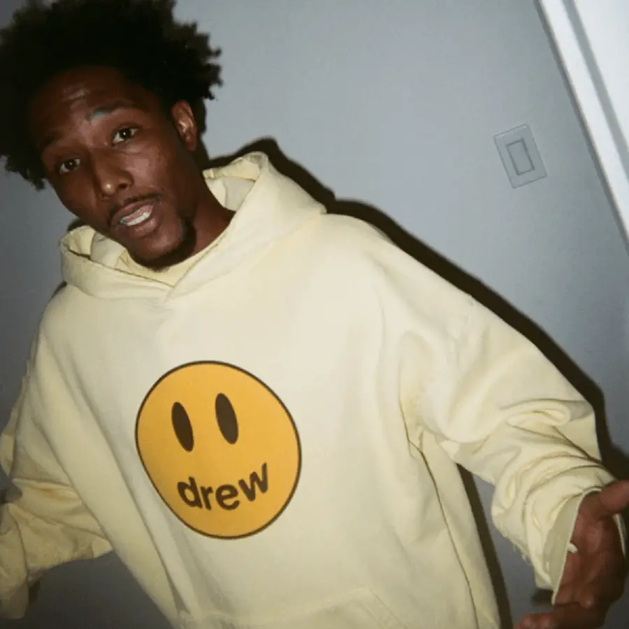 Alternative view of Áo Drew House Deconstructed Mascot Hoodie Light Yellow
