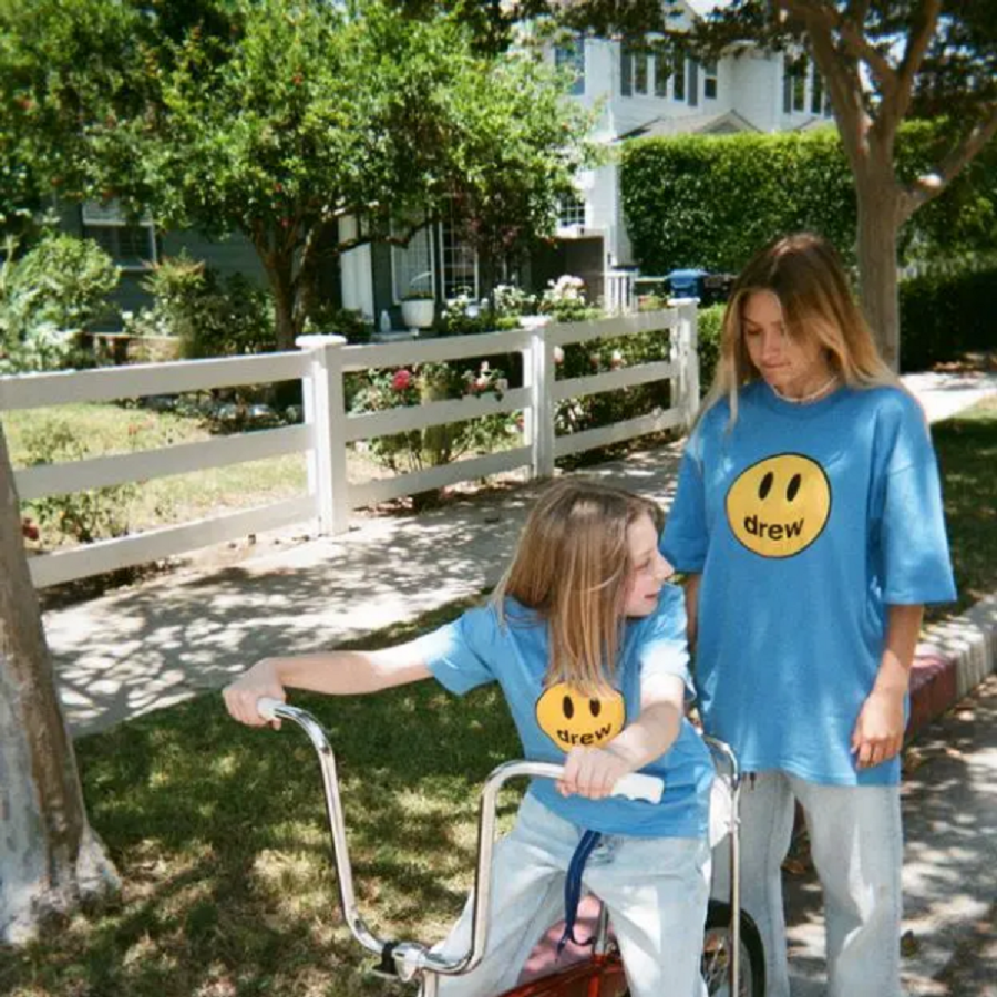 Áo Drew House Mascot SS Tee Sky Blue - Ảnh 6