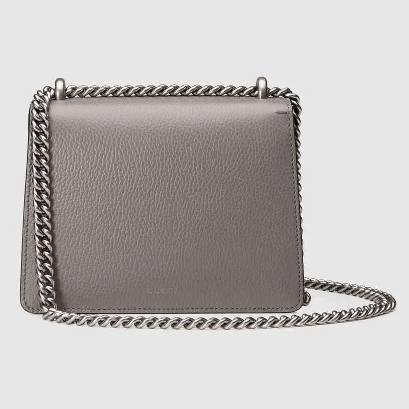 Alternative view of Túi Gucci Grey Dionysus Leather Mini Bag Dusty Grey Leather 421970 CAOGN 1293