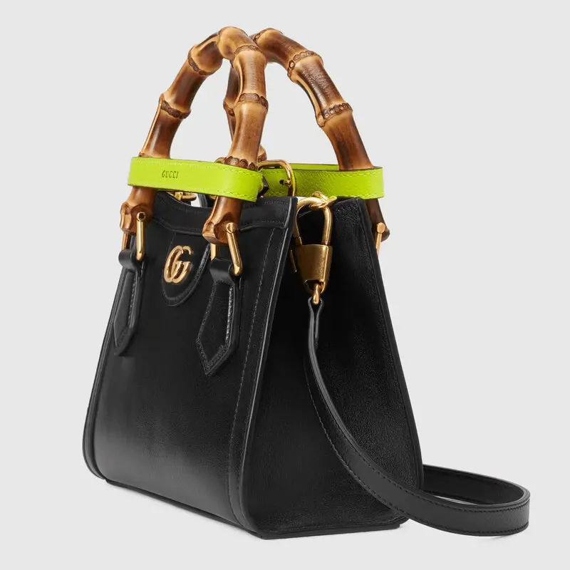 Túi Gucci Diana Mini Tote Black Leather 655661-17QDT-1175 - Ảnh 4