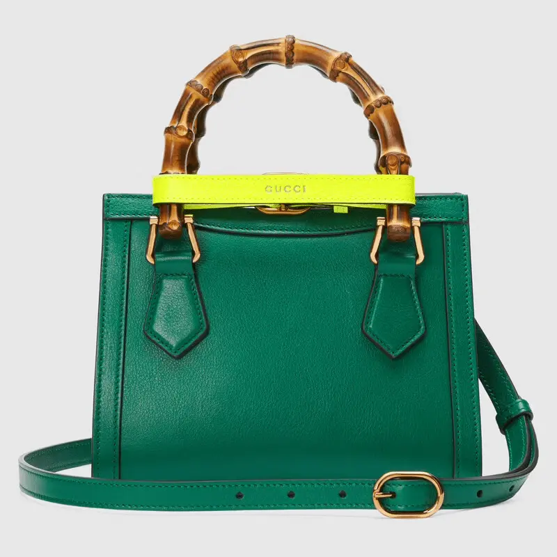 Túi Gucci Diana Mini Tote Emerald Green 655661-17QDT-3177 - Ảnh 3