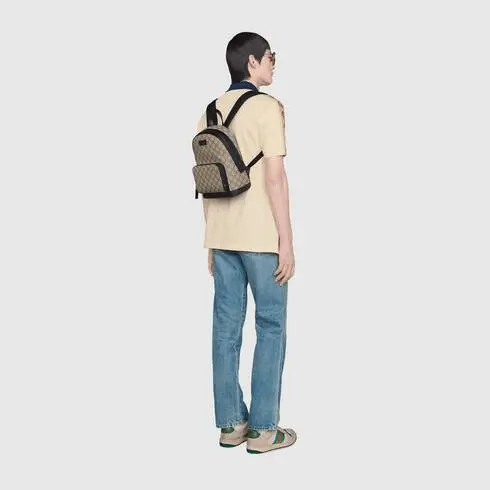 Túi Gucci GG Supreme Gucci Eden Small Backpack 429020 KLQAX 9772 - Ảnh 8