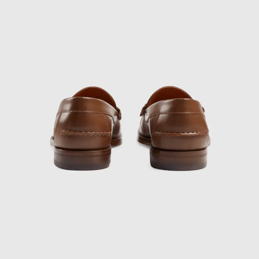 Alternative view of Giày Gucci Men's loafer with Double G 'Brown Leather' ‎‎644724-17X10-2362