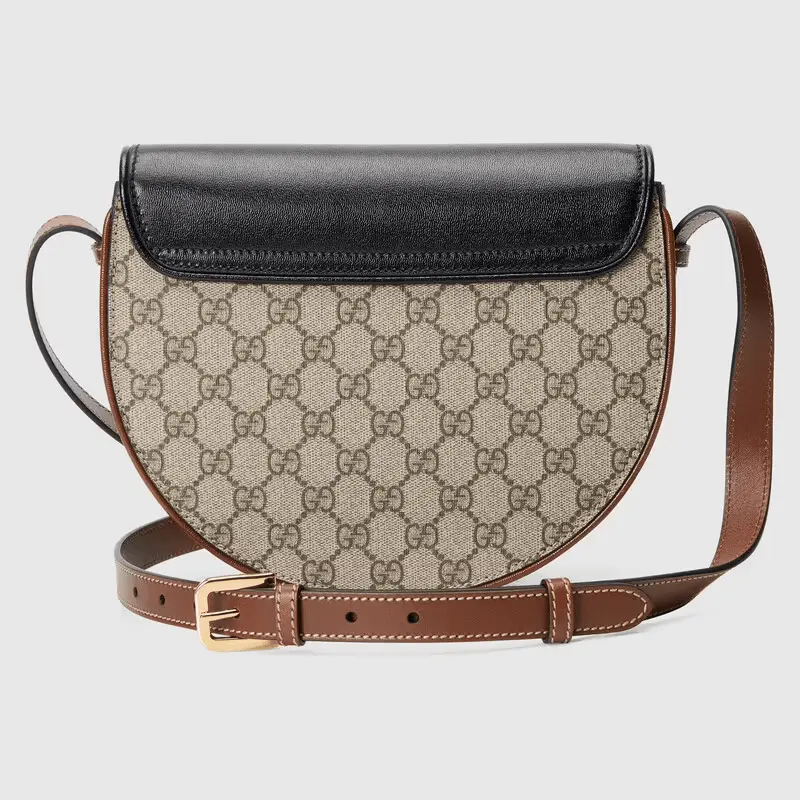 Túi Gucci Padlock Small Shoulder Brown And Black Leather 644524-HUHJG-9785 - Ảnh 3