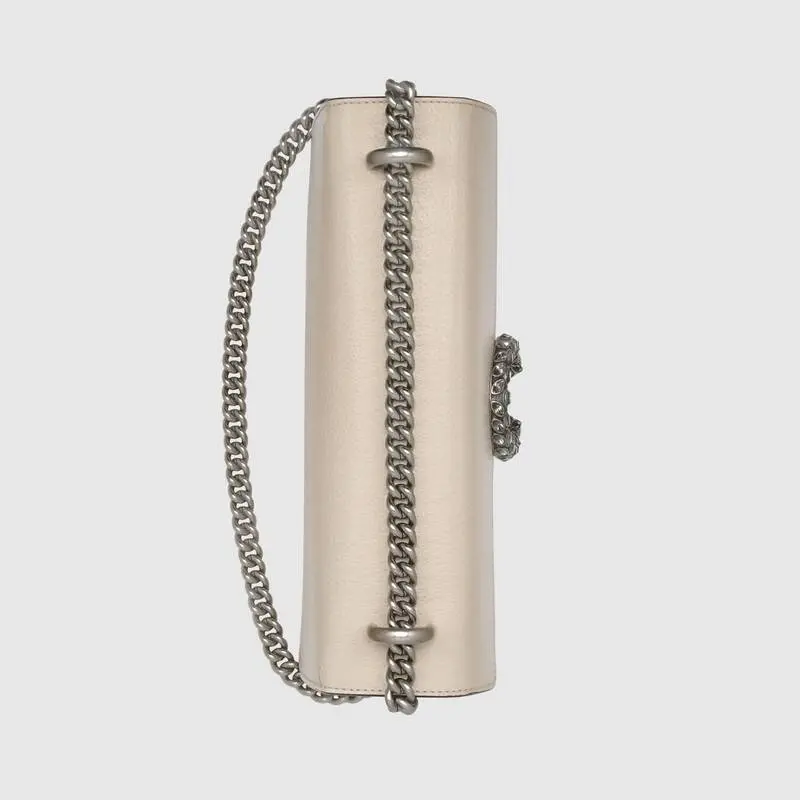 Túi Gucci Dionysus Small Shoulder Bag White 400249 0K7JN 9680 - Ảnh 4