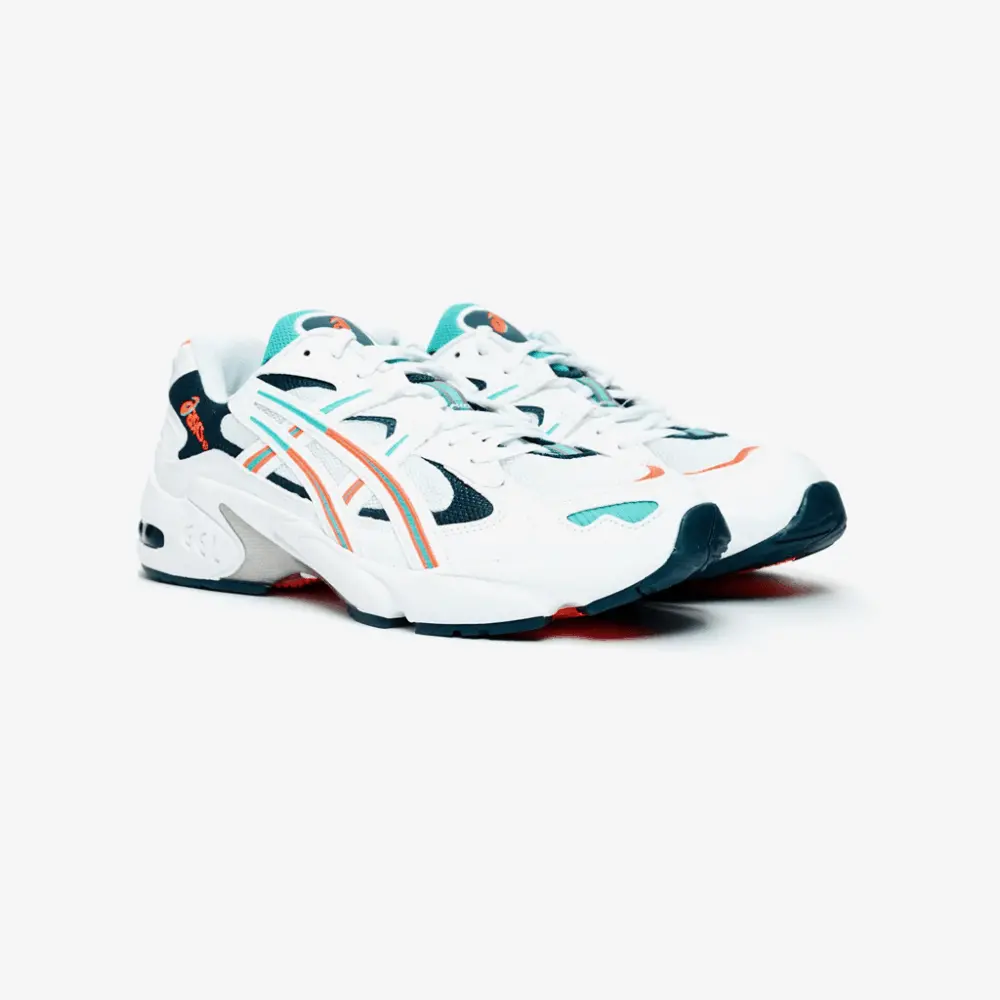 Giày Asics Gel Kayano 5 OG 'White Turq Coral' 1021A280-102 - Ảnh 4