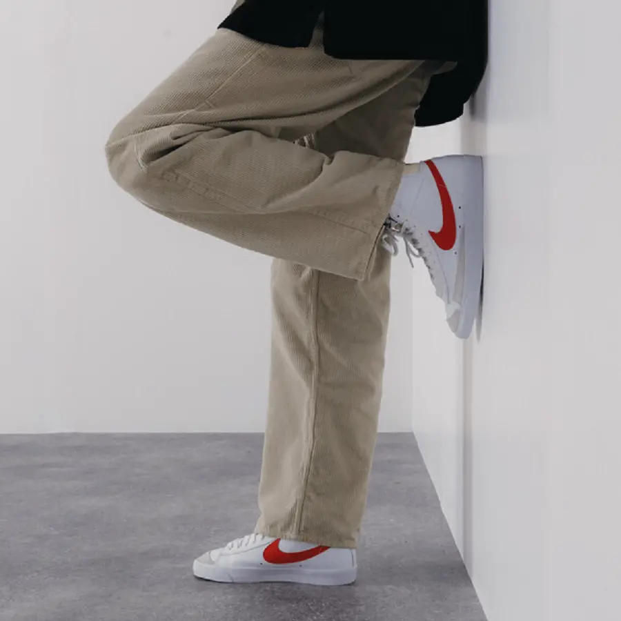 Alternative view of Giày Nike Blazer Mid 77 Vintage 'White Red' BQ6806-122