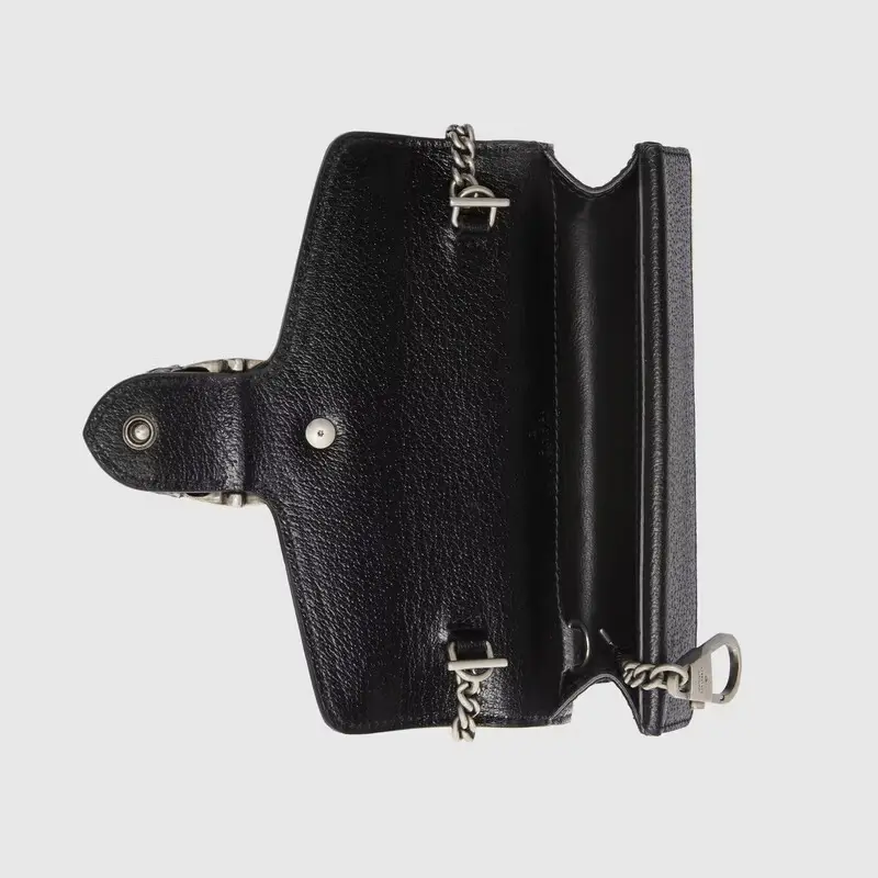 Alternative view of Túi Gucci Dionysus GG Super Mini Black And ivory GG Denim Jacquard 476432-UN3BN-1274