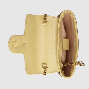 Alternative view of Túi Gucci GG Marmont Super Mini Blue And Dark Red Diagonal Matelassé Leather 574969-1X5DG-4179