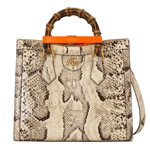 Túi Gucci Diana Small Python Tote Bag 660195-LU3ZT-9561