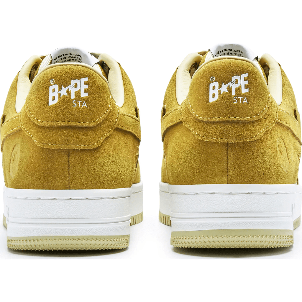 Giày Bape A Bathing Ape Sta 'Suede Yellow' 1I70-291-007 - Ảnh 3