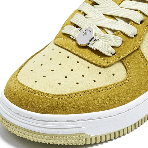 Giày Bape A Bathing Ape Sta 'Suede Yellow' 1I70-291-007 - Ảnh 4