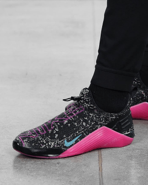 Alternative view of Giày Nike React Metcon AMP 'Black Fire Pink' CT9155-063