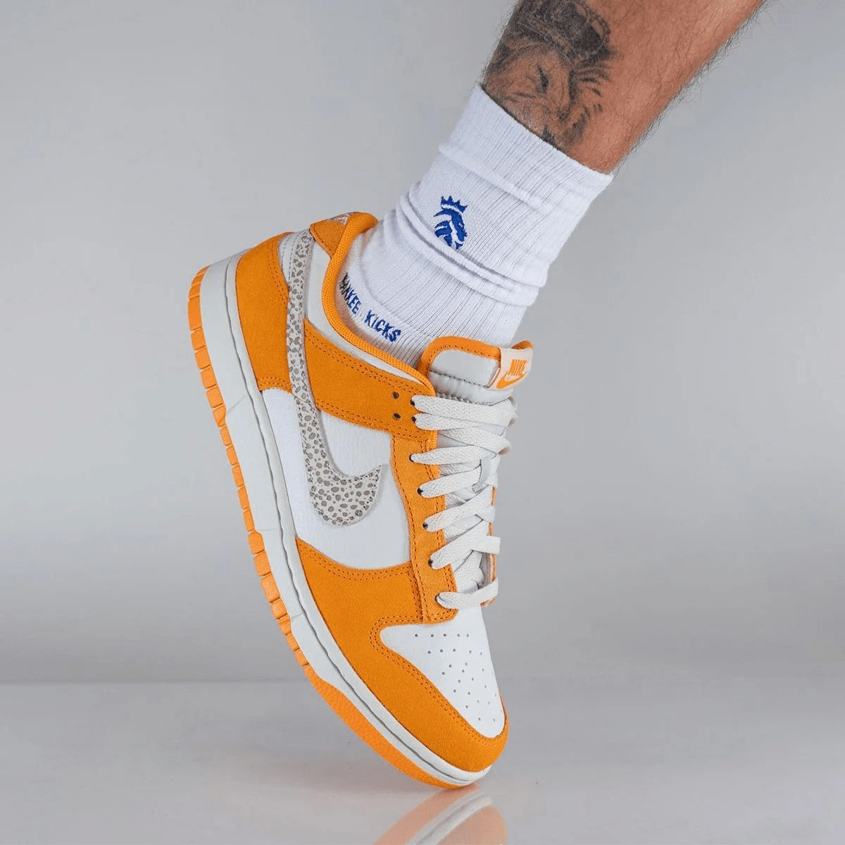 Giày Nike Dunk Low 'Safari Swoosh Kumquat' DR0156-800 - Ảnh 5