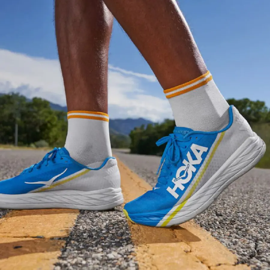 Giày Hoka One One Unisex Rocket X White Diva Blue 1113532-WDVB - Ảnh 5
