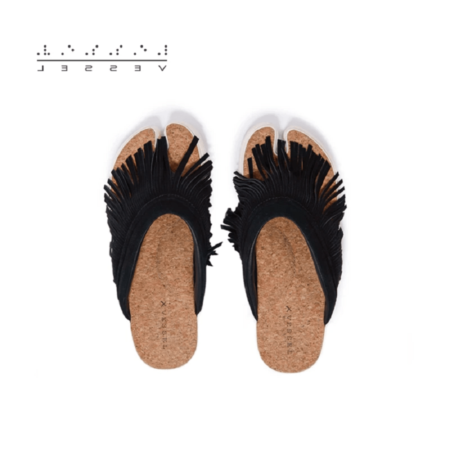 Dép xVESSEL Tassel Toe Slides - Ảnh 3