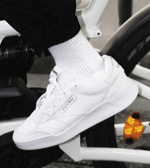 Giày Reebok BEAMS x Paperboy Paris x Club C Legacy 'White' GW2816 - Ảnh 4