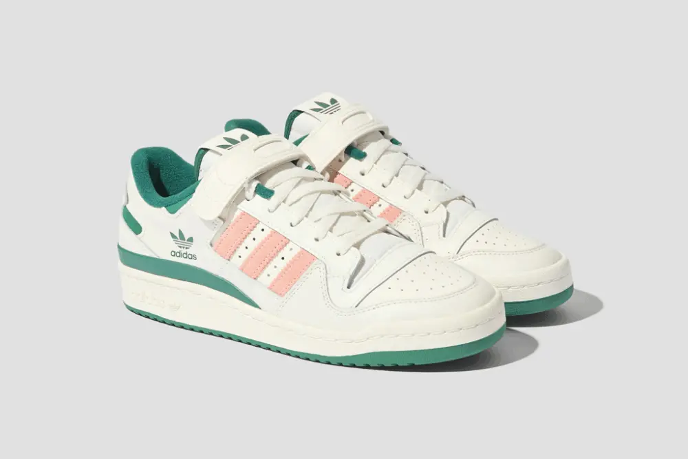 Giày Adidas Forum 84 Low 'Collegiate Green Glow Pink' H01671 - Ảnh 6