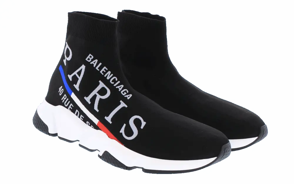 Alternative view of Giày Balenciaga Speed Trainer 'Paris' 602266 W05GC 1006