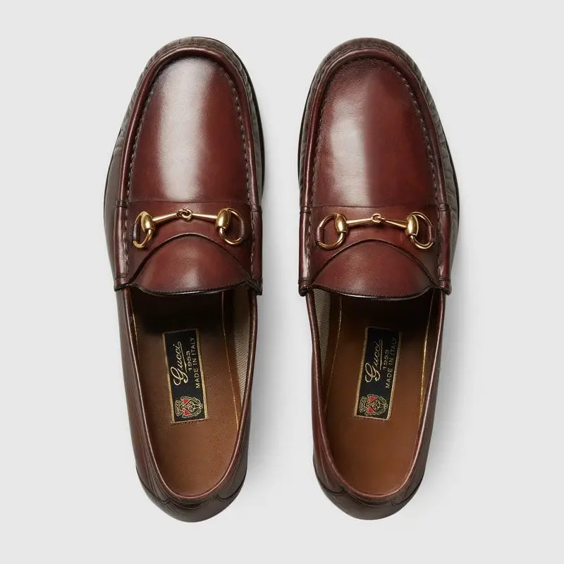 Giày Gucci Horsebit Leather Loafers 307929-BLM00-2140 - Ảnh 4