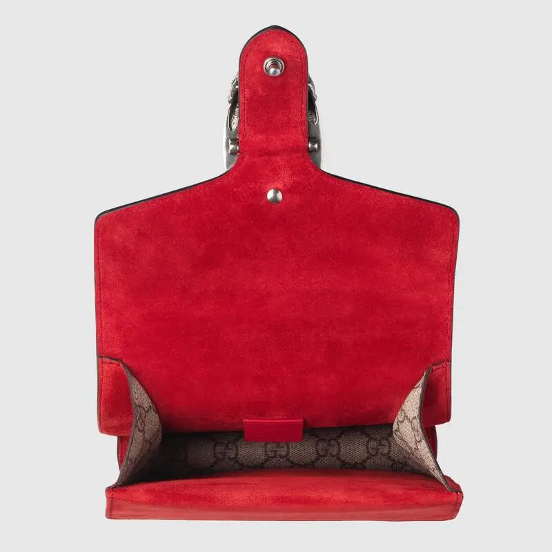 Túi Gucci GG Supreme Dionysus Mini Bag With Red Detail 421970 KHNRN 8698 - Ảnh 6