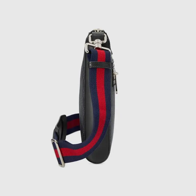 Túi Gucci GG Supreme Black Small Messenger Bag 523599 K5RLN 1095 - Ảnh 5