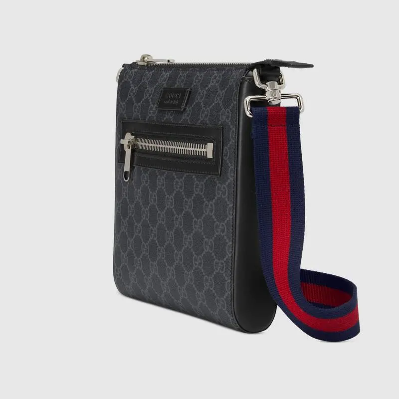 Túi Gucci GG Supreme Black Small Messenger Bag 523599 K5RLN 1095 - Ảnh 3