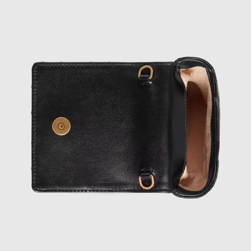 Alternative view of Túi Gucci GG Marmont Matelassé Mini Black Leather ‎672251-DTDHT-1000