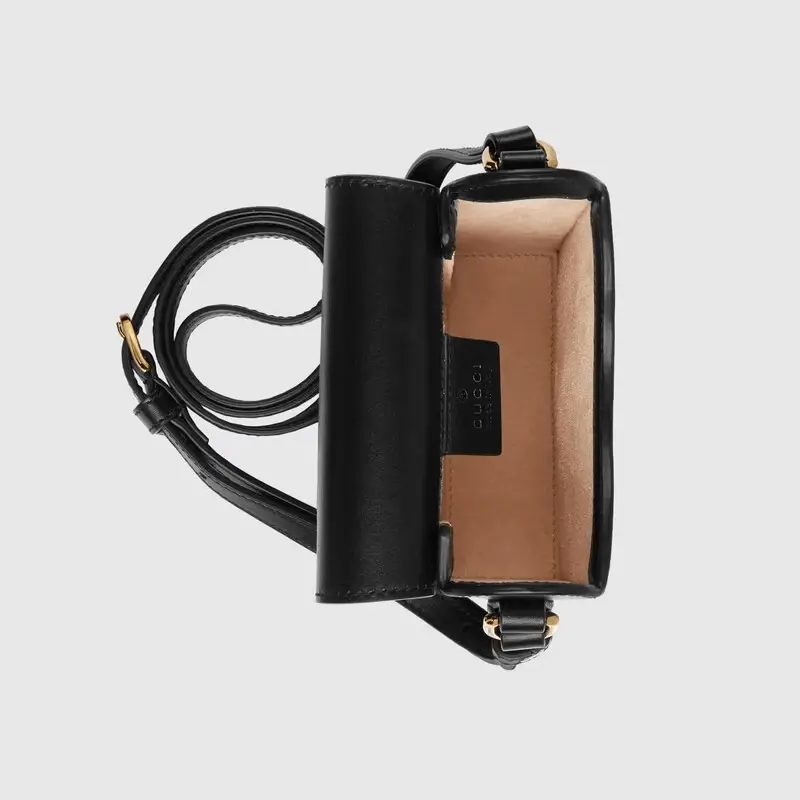 Alternative view of Túi Gucci Horsebit 1955 Mini Black Leather ‎625615-0YK0G-1000