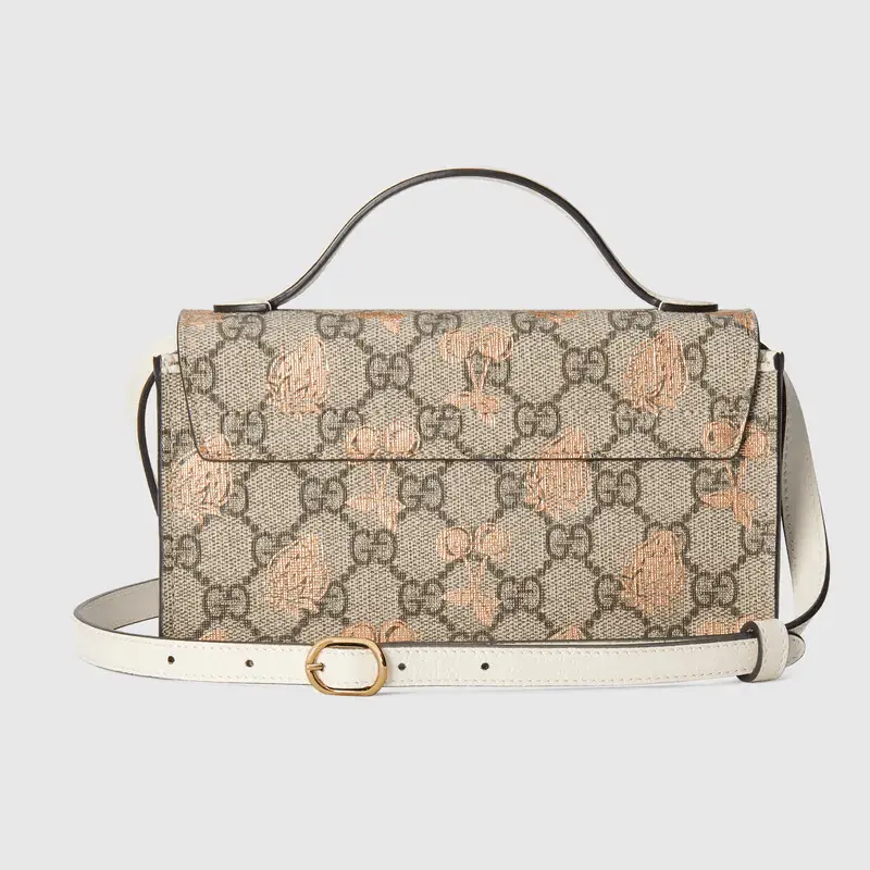 Túi Gucci Padlock Berry Print Mini GG Supreme 652683-UM6AG-8295 - Ảnh 3