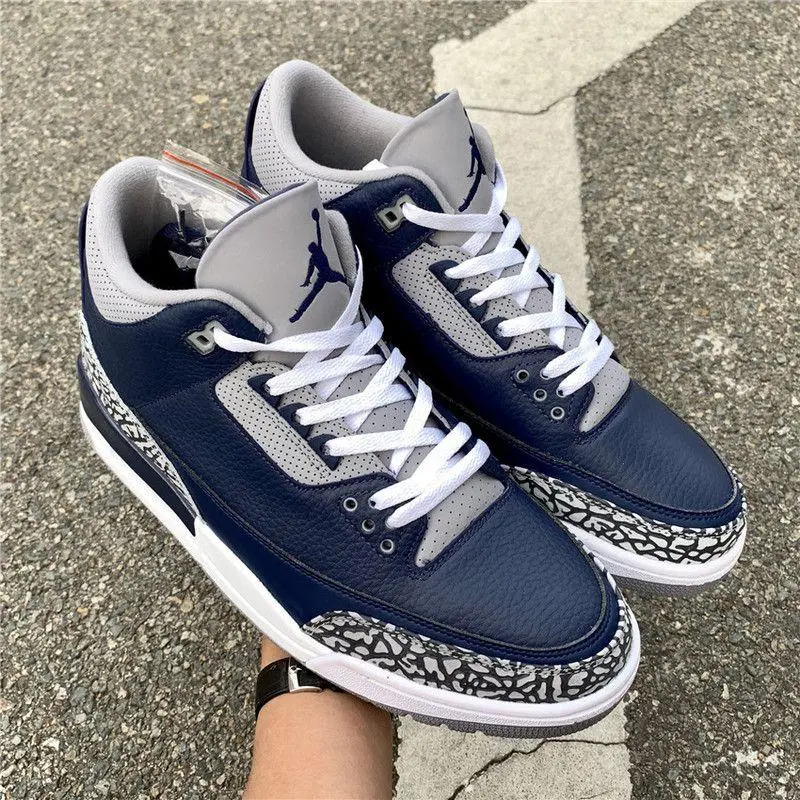 Giày Nike Air Jordan 3 Retro 'Georgetown' CT8532-401 - Ảnh 3