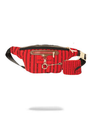 Sprayground Reverse Shark In Paris Crossbody 'Red'