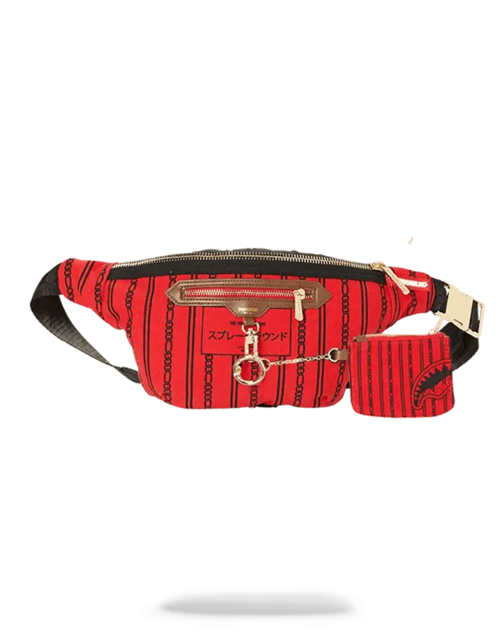 Sprayground Reverse Shark In Paris Crossbody 'Red'