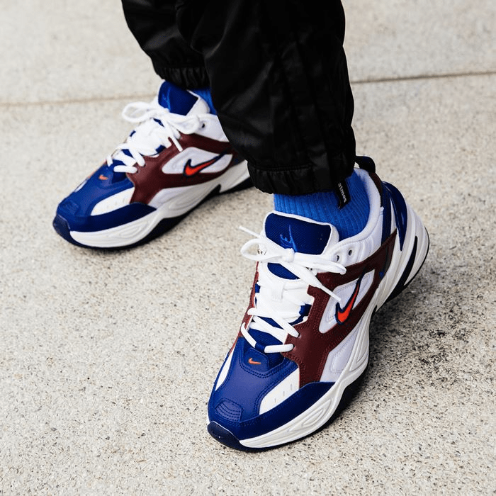 Giày Nike M2K Tekno 'White Bright Crimson' AV4789-107 - Ảnh 2