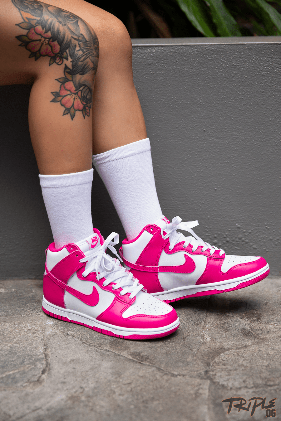 Giày Nike Dunk High Pink Prime DD1869-110 - Ảnh 5