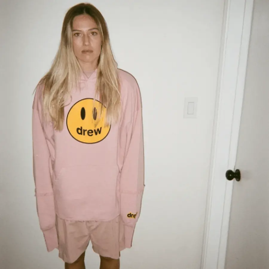 Áo Drew House Mascot Deconstructed Hoodie Dusty Rose DH-MADHDTR - Ảnh 3
