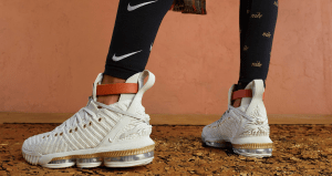 Alternative view of Giày Nike HFR x Wmns LeBron 16 'Sail' BQ6583-100