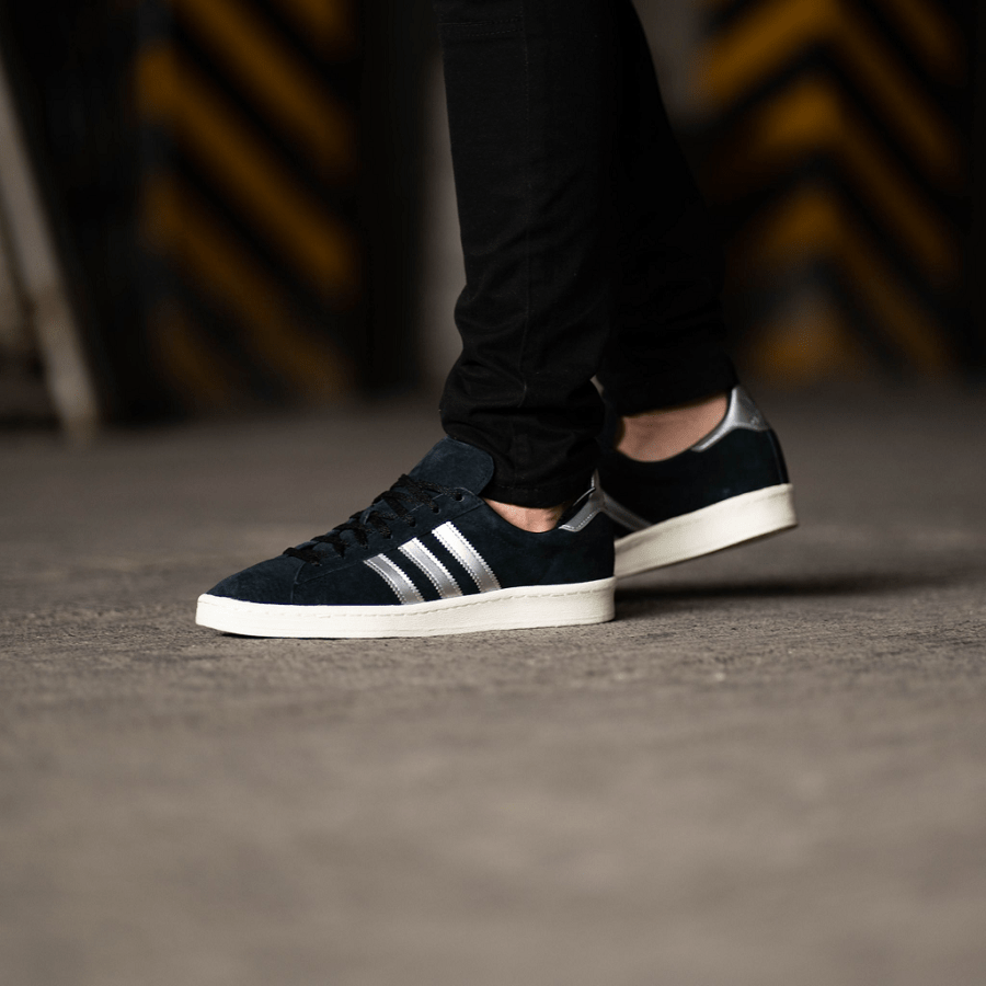 Giày Adidas Campus 'Black Metallic Silver' GX7330 - Ảnh 2