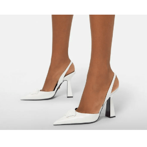 Alternative view of Giày Versace La Medusa Patent Sling-back Pumps 1001207-DVT2P-1W040