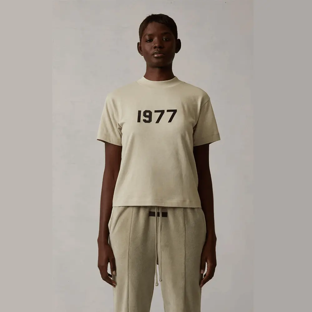 Alternative view of Áo Fear Of God Essentials 1977 T Shirt 'Wheat'
