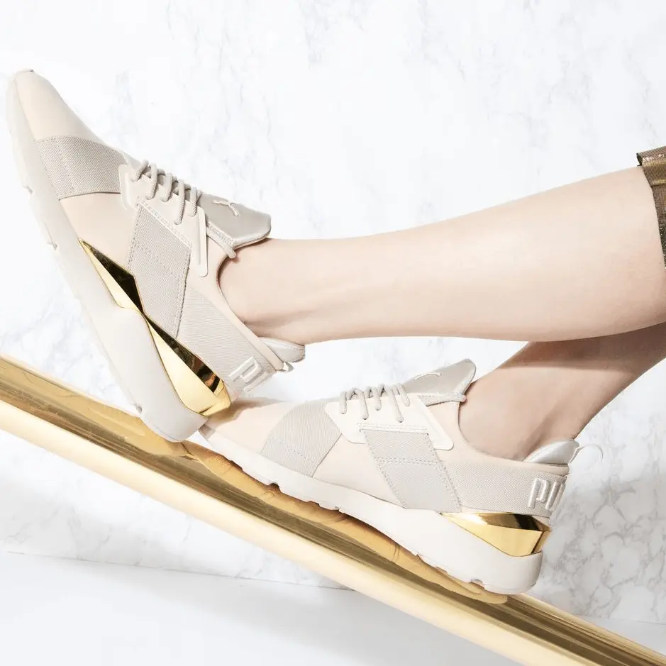 Giày Puma Wmns Muse Metal 'Birch Metallic Gold' 367047-05 - Ảnh 3