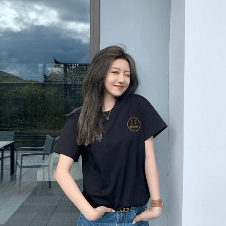 Áo Drew House Sketch Mascot Tee Black - Ảnh 3