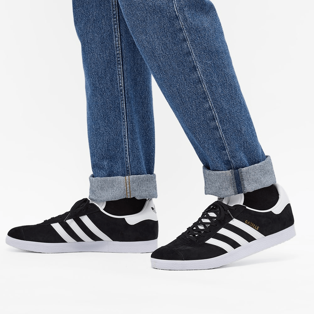 Giày Adidas Gazelle 85 'Black White' FZ5594 - Ảnh 6