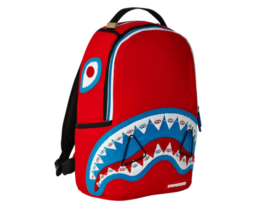 Balo Sprayground Braces Shark Red - Ảnh 6