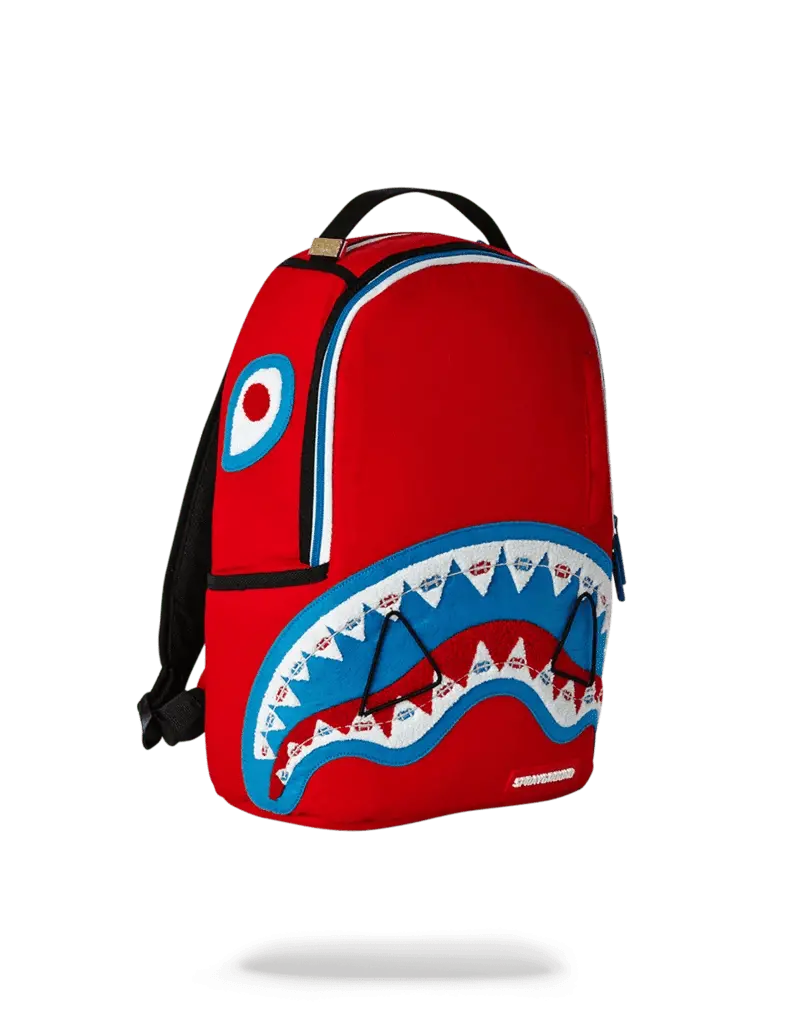 Alternative view of Sprayground Braces Shark Red
