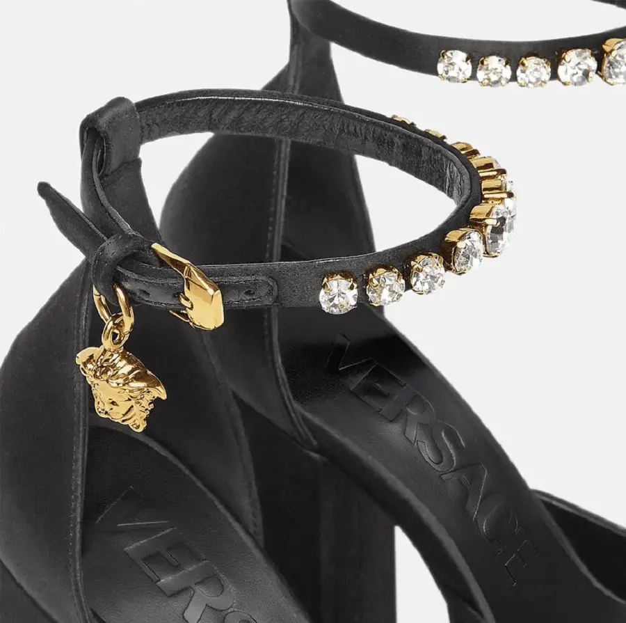 Giày Versace Medusa Aevitas Platform Pumps 1002005-DRA67-1B00V - Ảnh 3