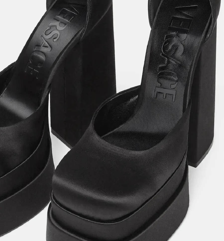 Giày Versace Medusa Aevitas Platform Pumps 1002005-DRA67-1B00V - Ảnh 5