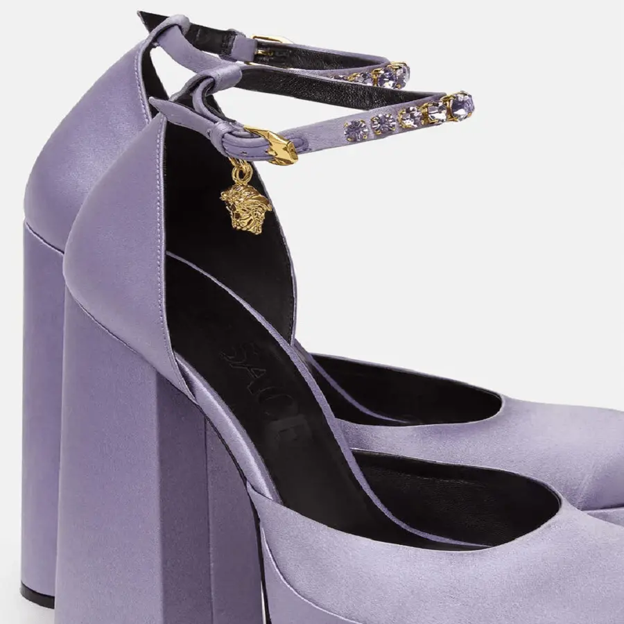 Giày Versace Medusa Aevitas Platform Pumps 1002005-DRA67-1L72V - Ảnh 3